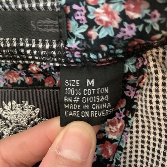 English Laundry Black Men’s Snap Button Dress Shirt Button Down Size M - Picture 3 of 5